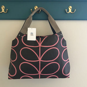 orla kiely etc Linear Stem Classic Shoulder Bag